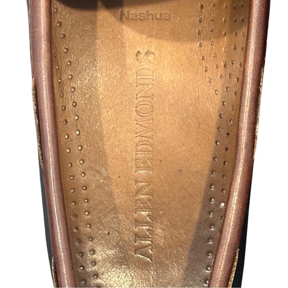 Allen Edmonds Nashua Leather Tassel Loafer 42250 in Black/Brown Men’s 11 D (Med) - Picture 6 of 8